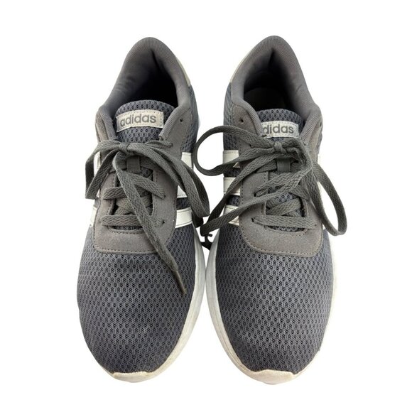 Adidas Men's NEO Lite Racer Running Casual Sneaker Gray/White Size US 9 - Picture 2 of 8